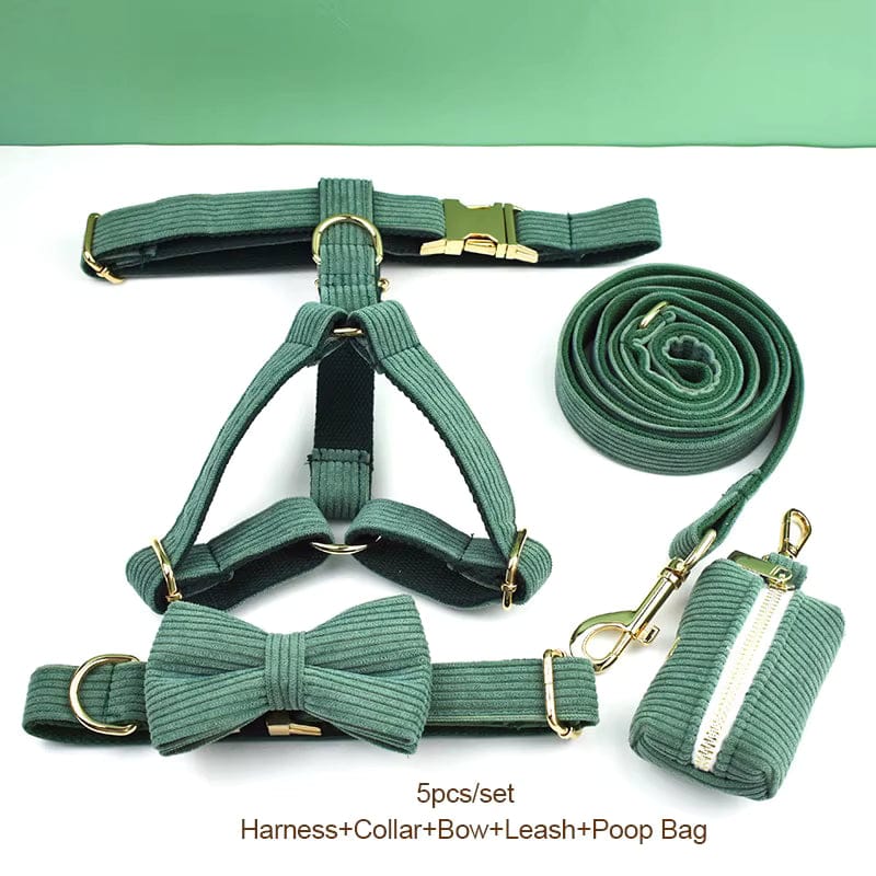 Dark Green Corduroy Set