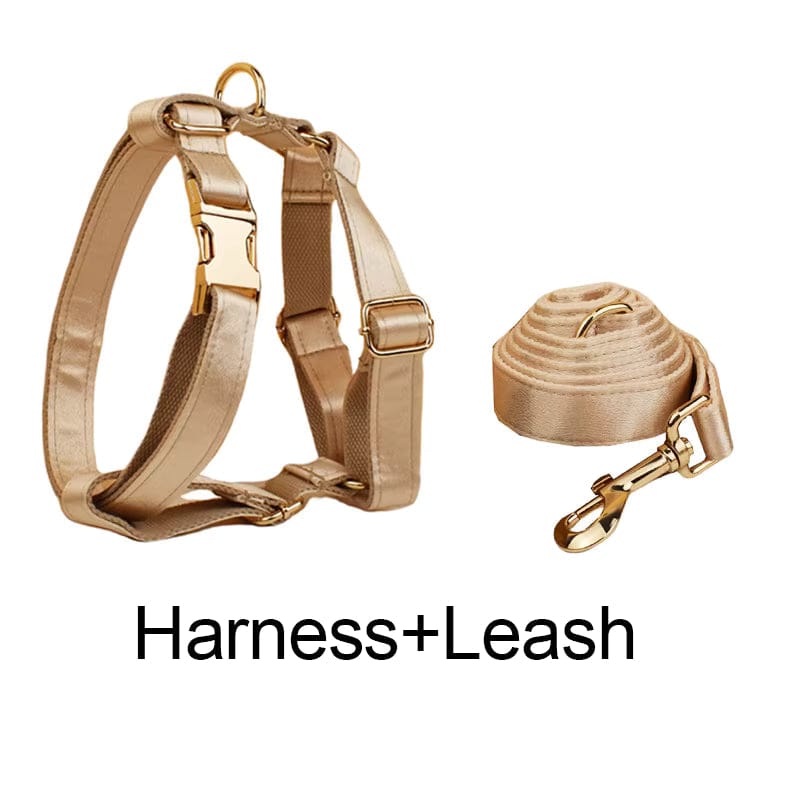 Gold Satin Wedding Set